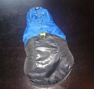 Blue and Black Small Dog Jacket